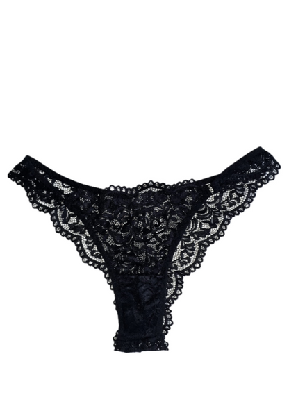 Charlotte panties in beige lace – LESIRE